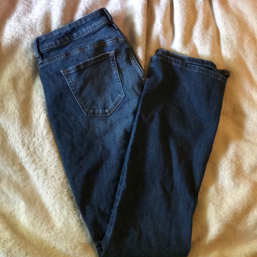 These are dark wash jeans.